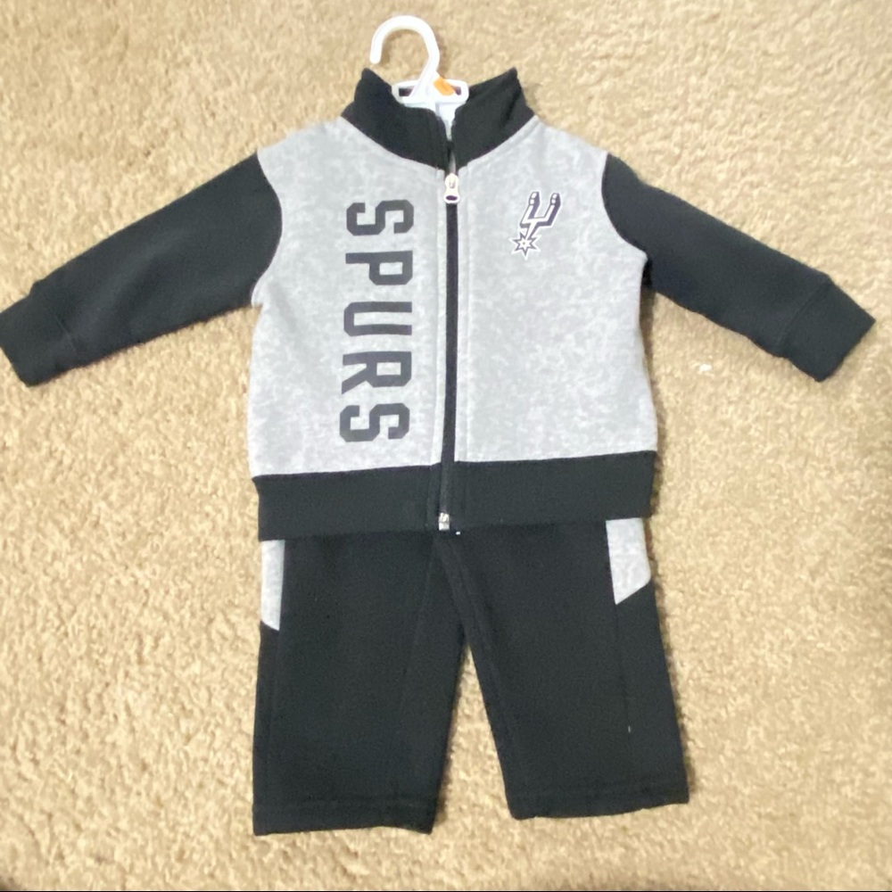 Baby Boy San Antonio Spurs Fleece Set